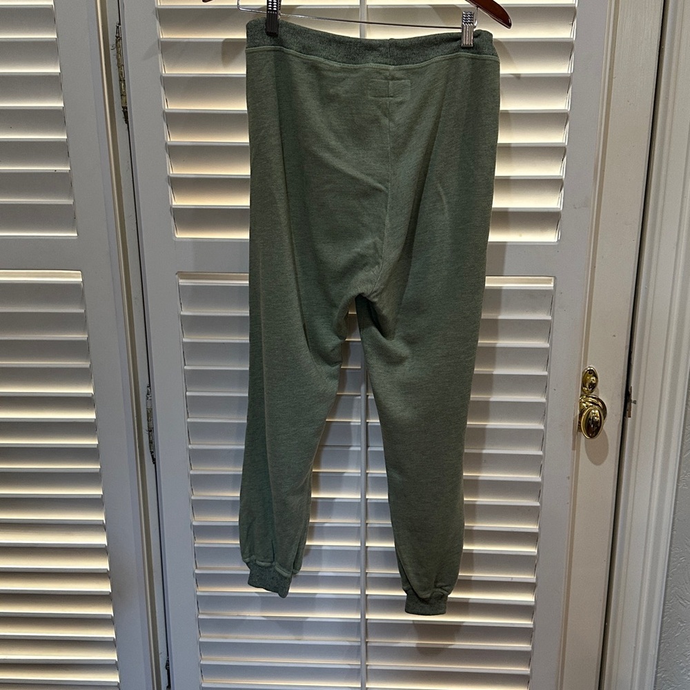 THE GREAT. Olive Cotton Blend Pants - Picture 2 of 3